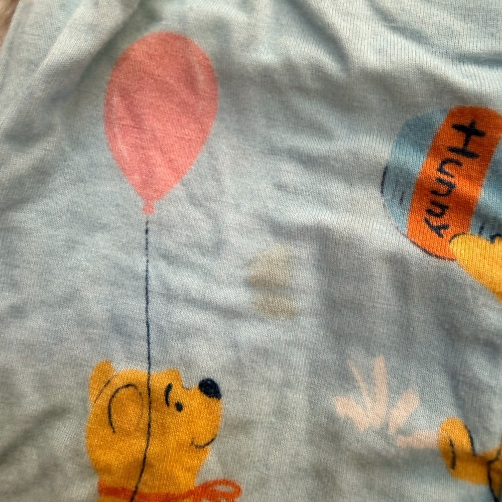 Winnie the Pooh Blue Toddler Bamboo One Piece - Picture 2 of 3